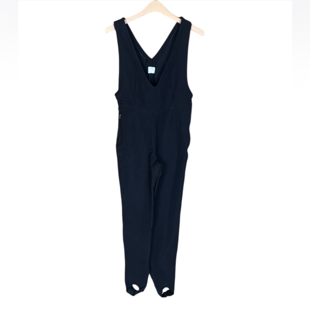 Bogner Black Ski Bibs with Stirrup Ankles